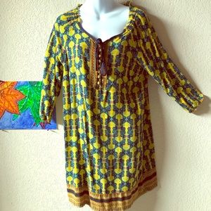 Dress with a Tie in front